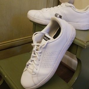 White Adidas Neo Advantage Size 10.5
